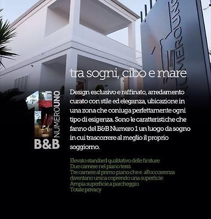 B&B Numero Uno Bisceglie Extérieur photo